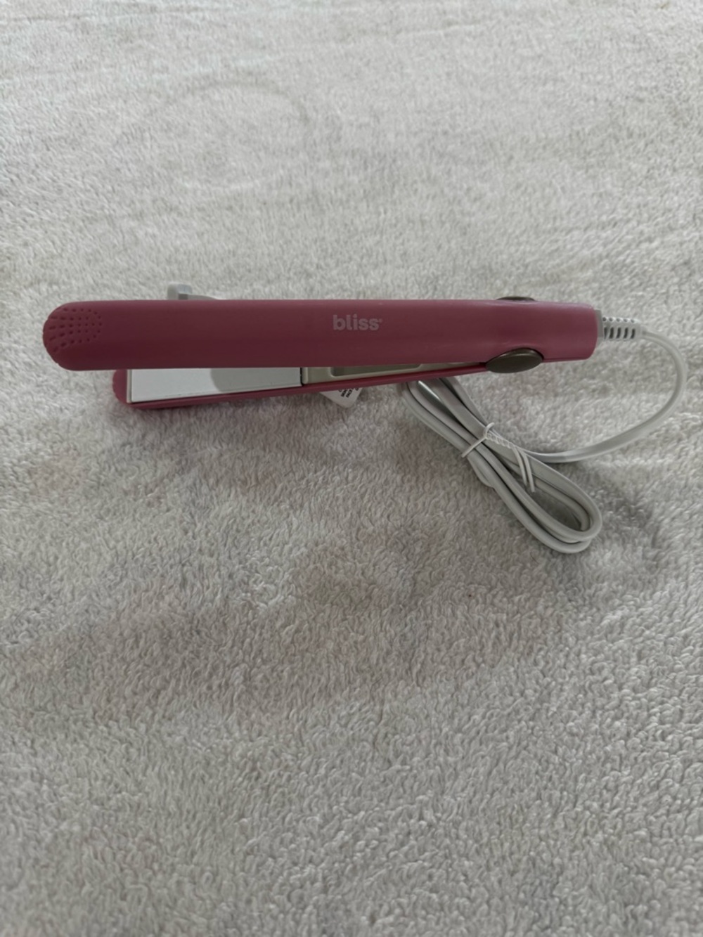 Bliss Mini Hair Straightener Pink Travel Flat Iron NWOT